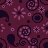 Purple paisley texture.