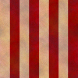 Faded red and cream vertical stripes.