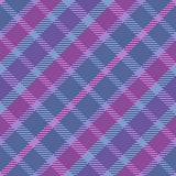 A pink, purple, and blue tartan pattern.